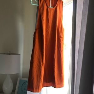 American Apparel Orange swing dress